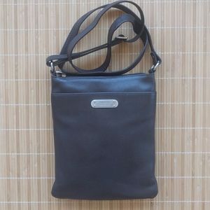 Classy genuine leather designer crossbody bag